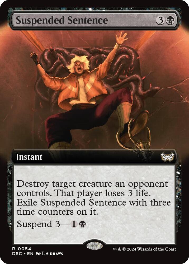 Suspended Sentence (Extended Art), Commander: Duskmourn: House of Horror 54