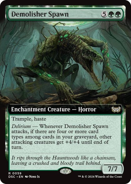 Demolisher Spawn (Extended Art), Commander: Duskmourn: House of Horror 59