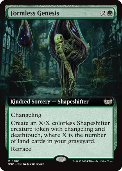 Formless Genesis (Extended Art), Commander: Duskmourn: House of Horror 61