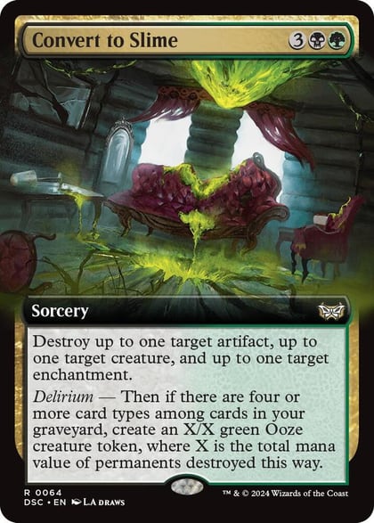 Convert to Slime (Extended Art), Commander: Duskmourn: House of Horror 64