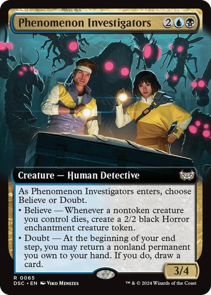 Phenomenon Investigators (Extended Art), Commander: Duskmourn: House of Horror 65