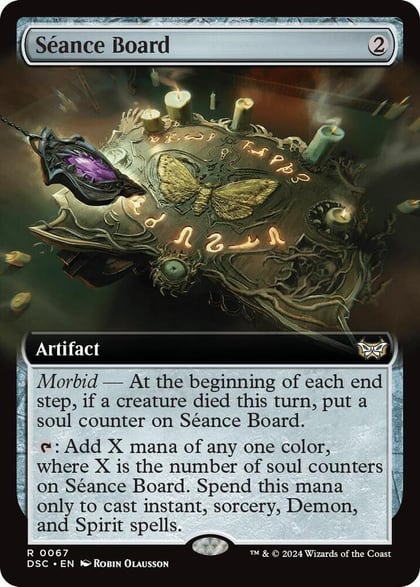 Seance Board (Extended Art), Commander: Duskmourn: House of Horror 67