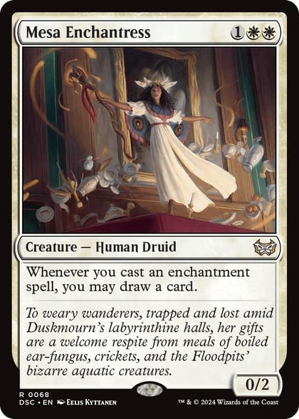 Mesa Enchantress, Commander: Duskmourn: House of Horror 68