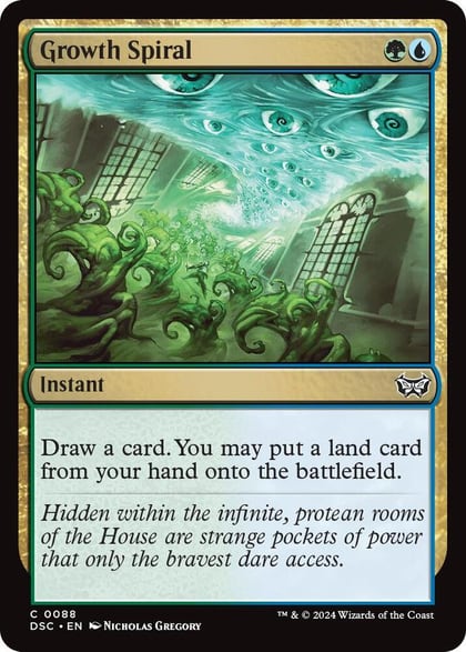 Growth Spiral, Commander: Duskmourn: House of Horror 88