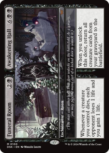 Funeral Room // Awakening Hall, Duskmourn: House of Horror 100