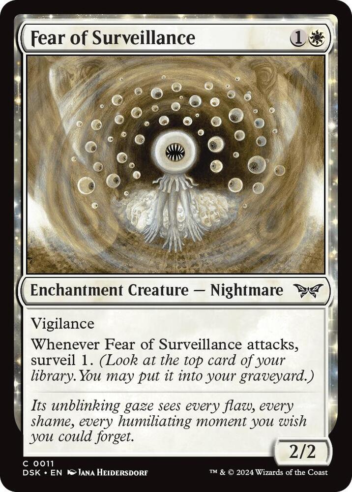 Fear of Surveillance, Duskmourn: House of Horror 11
