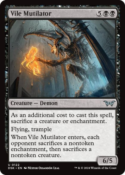 Vile Mutilator, Duskmourn: House of Horror 122