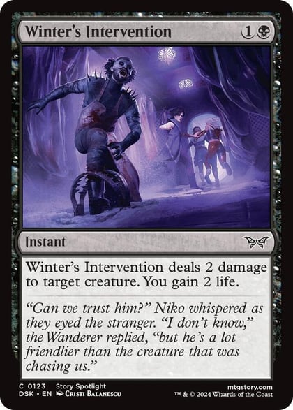 Winter's Intervention, Duskmourn: House of Horror 123