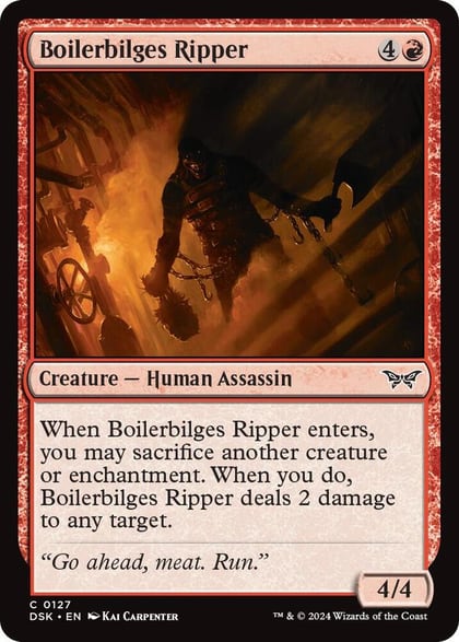 Boilerbilges Ripper, Duskmourn: House of Horror 127