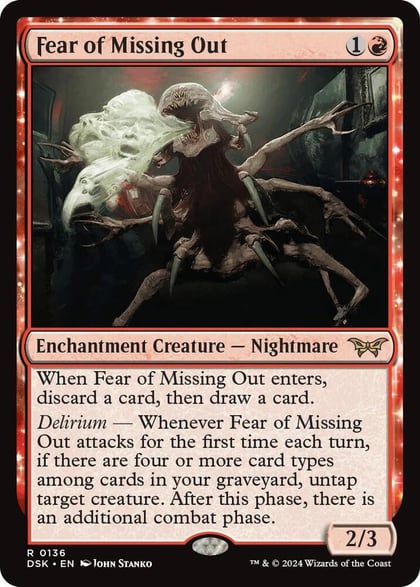 Fear of Missing Out, Duskmourn: House of Horror 136