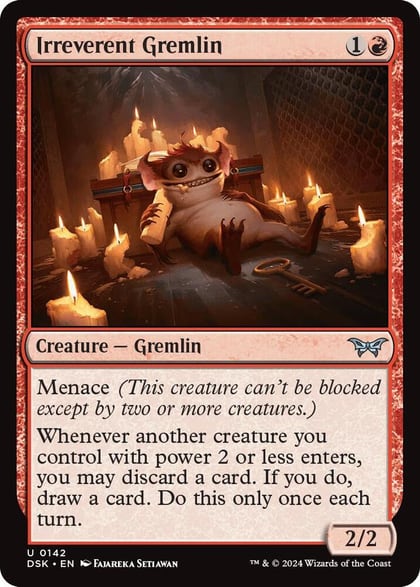 Irreverent Gremlin, Duskmourn: House of Horror 142
