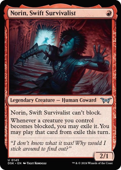 Norin, Swift Survivalist (0145), Duskmourn: House of Horror 145