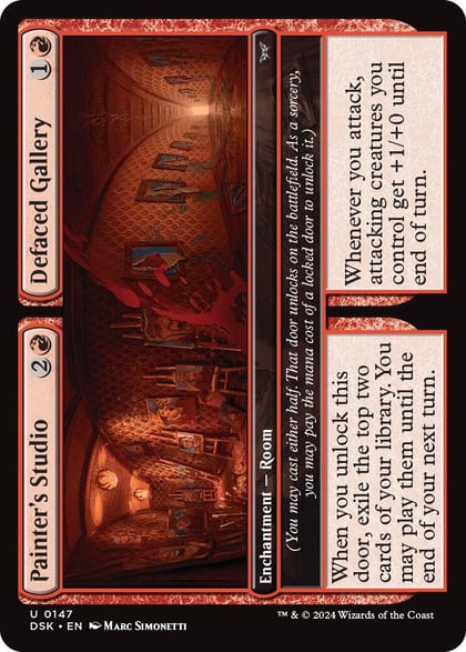 Painter's Studio // Defaced Gallery, Duskmourn: House of Horror 147