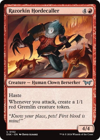 Razorkin Hordecaller, Duskmourn: House of Horror 152