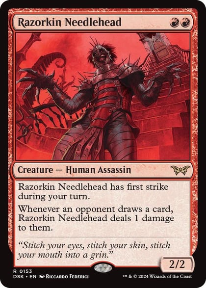Razorkin Needlehead, Duskmourn: House of Horror 153