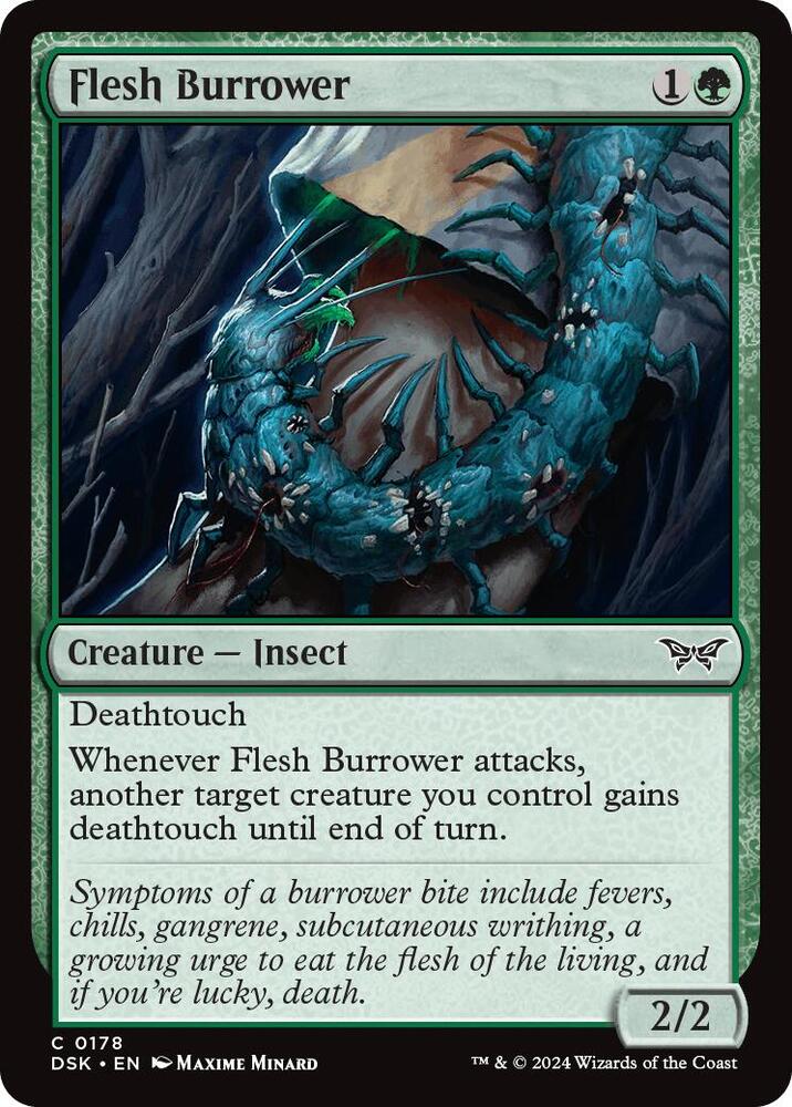 Flesh Burrower, Duskmourn: House of Horror 178