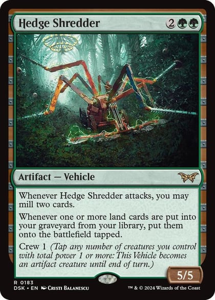 Hedge Shredder, Duskmourn: House of Horror 183