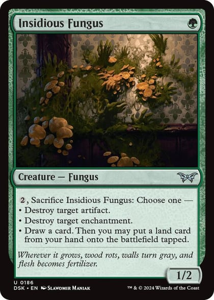 Insidious Fungus, Duskmourn: House of Horror 186
