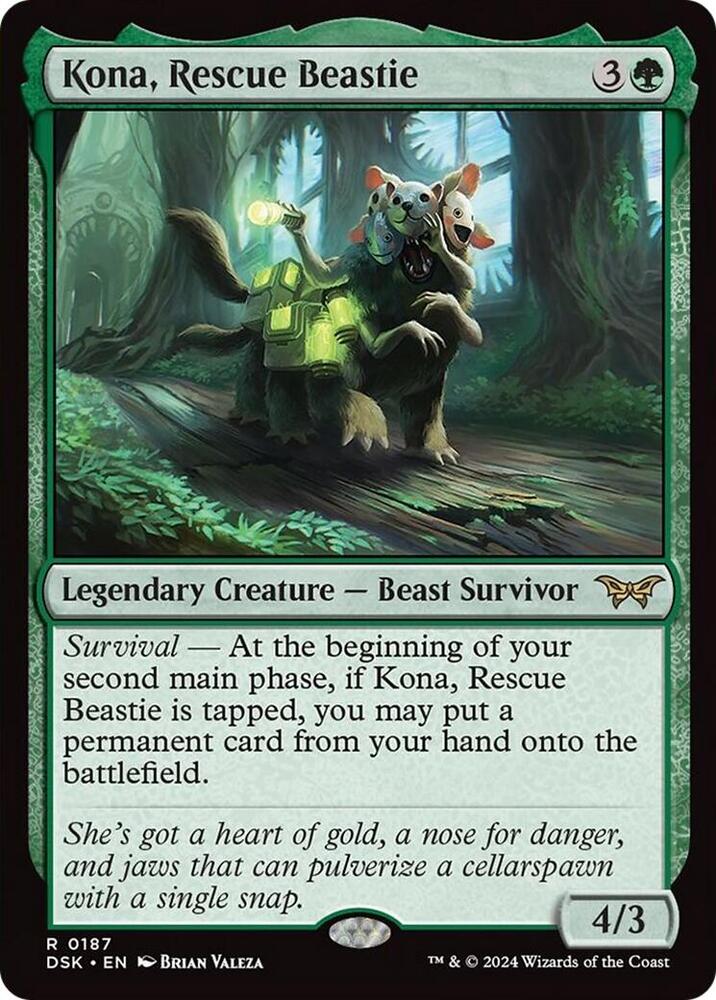 Kona, Rescue Beastie (0187), Duskmourn: House of Horror 187