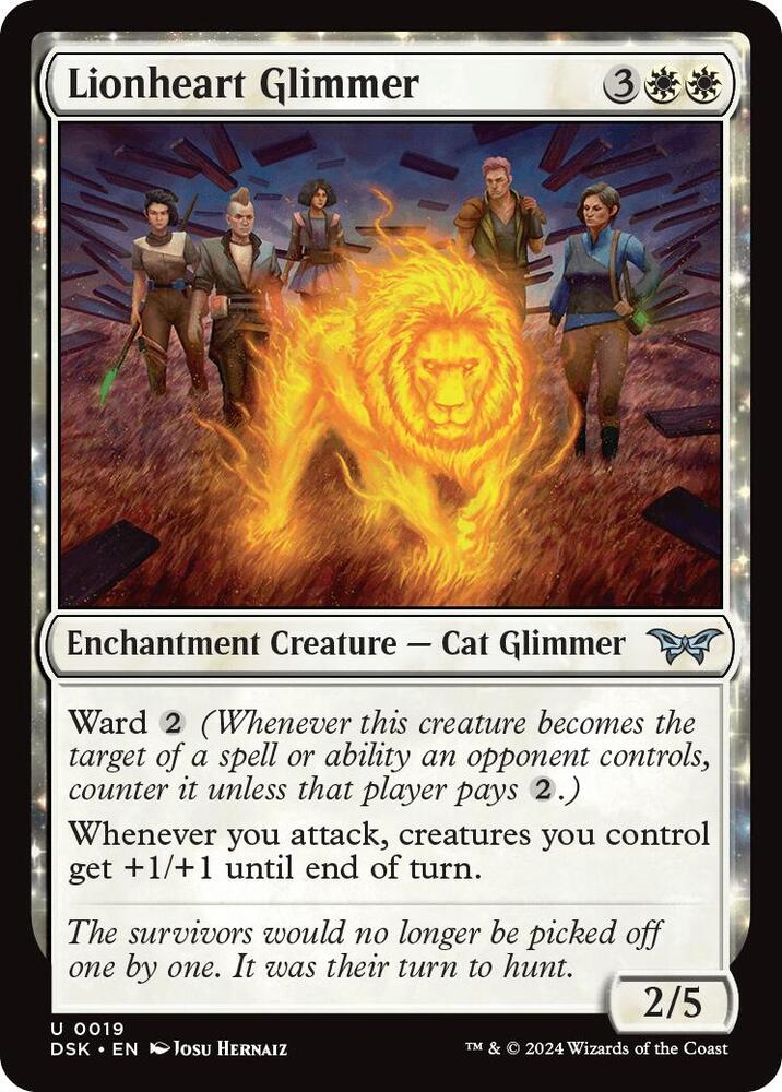 Lionheart Glimmer, Duskmourn: House of Horror 19