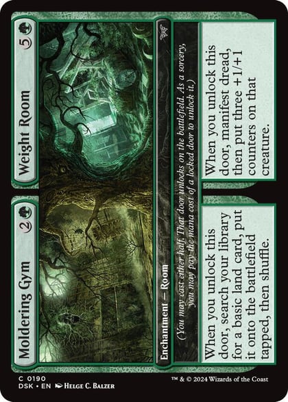 Moldering Gym // Weight Room, Duskmourn: House of Horror 190