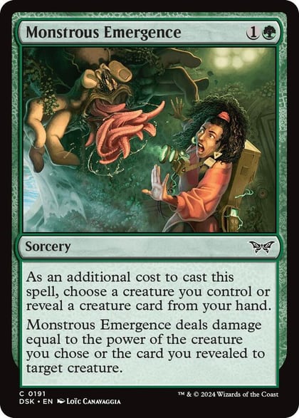 Monstrous Emergence, Duskmourn: House of Horror 191