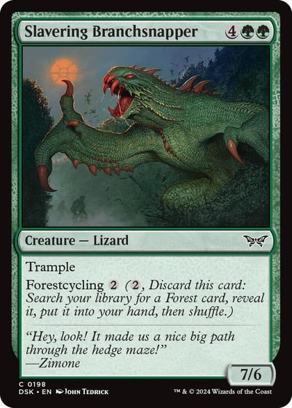Slavering Branchsnapper, Duskmourn: House of Horror 198