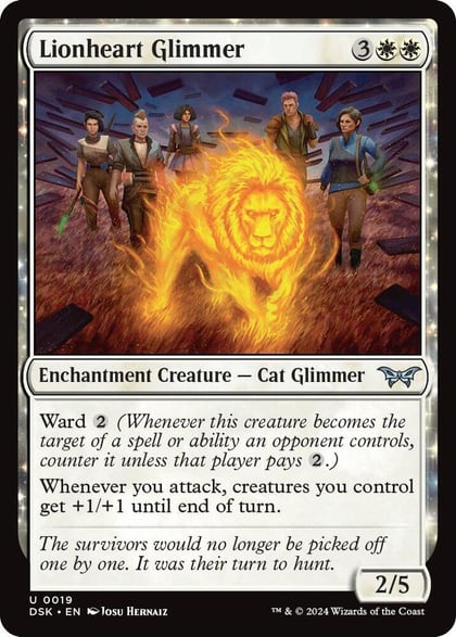 Lionheart Glimmer, Duskmourn: House of Horror 19