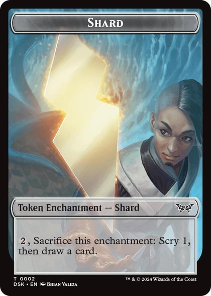 Shard // Manifest Double-Sided Token, Duskmourn: House of Horror 2 // 18