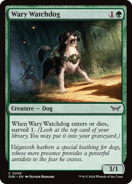 Wary Watchdog, Duskmourn: House of Horror 206