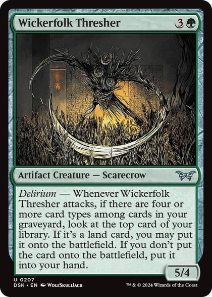 Wickerfolk Thresher, Duskmourn: House of Horror 207