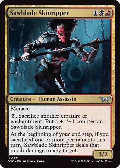 Sawblade Skinripper, Duskmourn: House of Horror 231