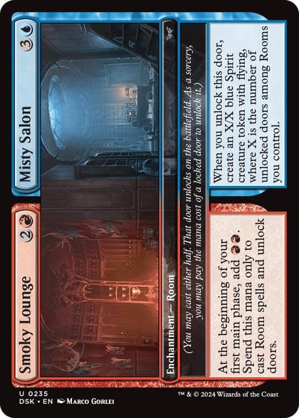 Smoky Lounge // Misty Salon, Duskmourn: House of Horror 235