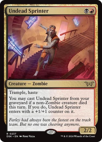 Undead Sprinter, Duskmourn: House of Horror 237