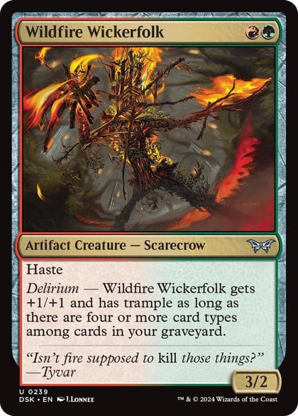Wildfire Wickerfolk, Duskmourn: House of Horror 239