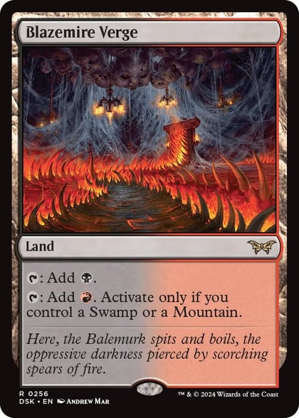Blazemire Verge, Duskmourn: House of Horror 256