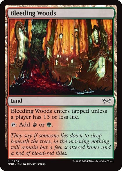 Bleeding Woods, Duskmourn: House of Horror 257
