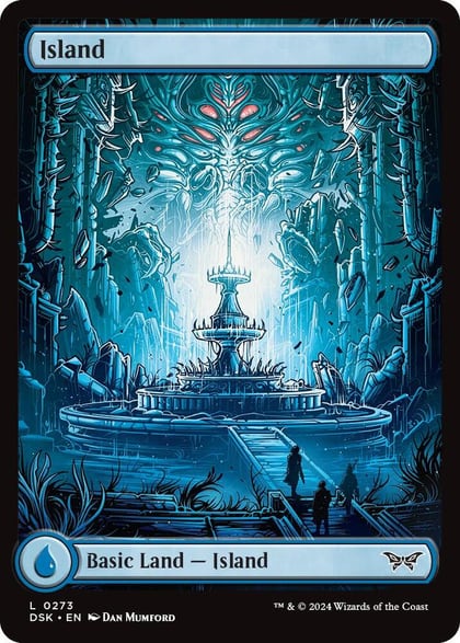 Island (0273) - Full Art, Duskmourn: House of Horror 273