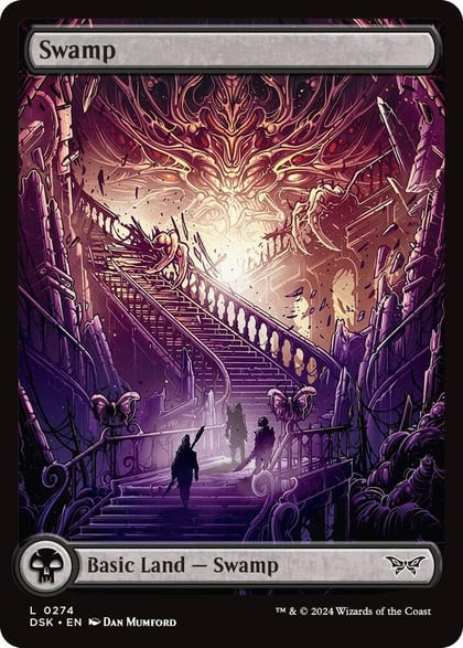 Swamp (0274) - Full Art, Duskmourn: House of Horror 274