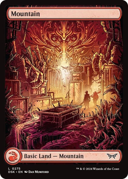 Mountain (0275) - Full Art, Duskmourn: House of Horror 275