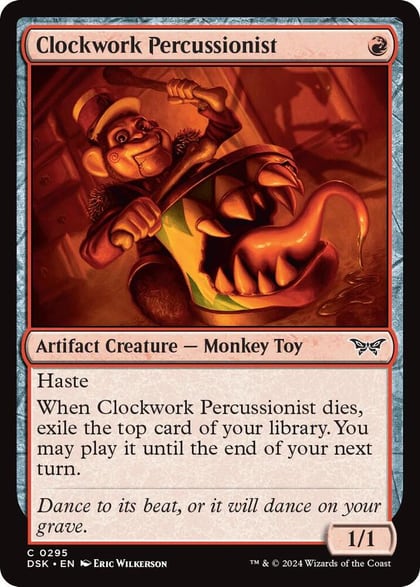 Clockwork Percussionist (0295), Duskmourn: House of Horror 295