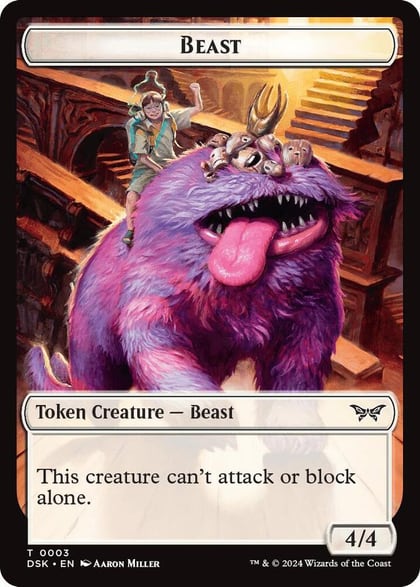 Beast Token, Duskmourn: House of Horror 3