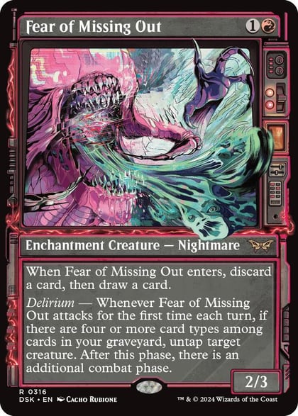 Fear of Missing Out (Showcase), Duskmourn: House of Horror 316