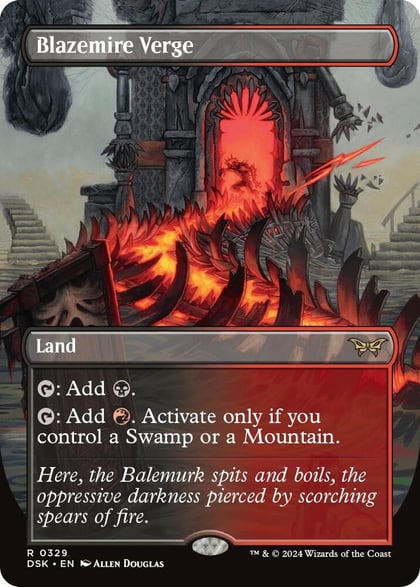 Blazemire Verge (Borderless), Duskmourn: House of Horror 329