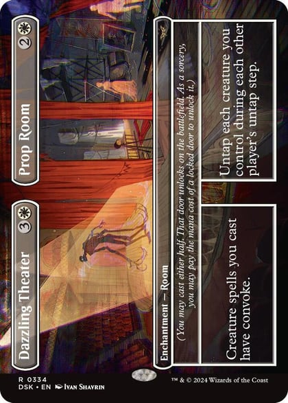 Dazzling Theater // Prop Room (Borderless), Duskmourn: House of Horror 334