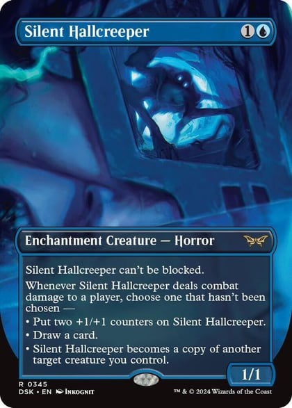 Silent Hallcreeper (Borderless), Duskmourn: House of Horror 345