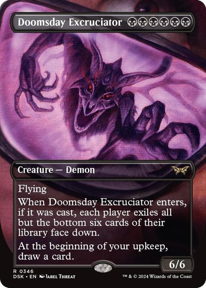Doomsday Excruciator (Borderless), Duskmourn: House of Horror 346
