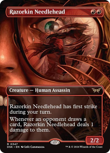 Razorkin Needlehead (Borderless), Duskmourn: House of Horror 347