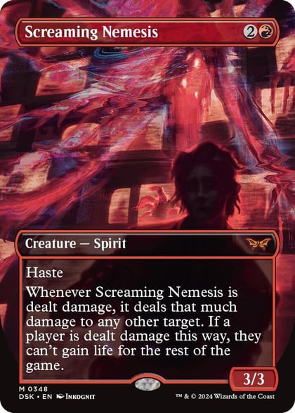Screaming Nemesis (Borderless), Duskmourn: House of Horror 348