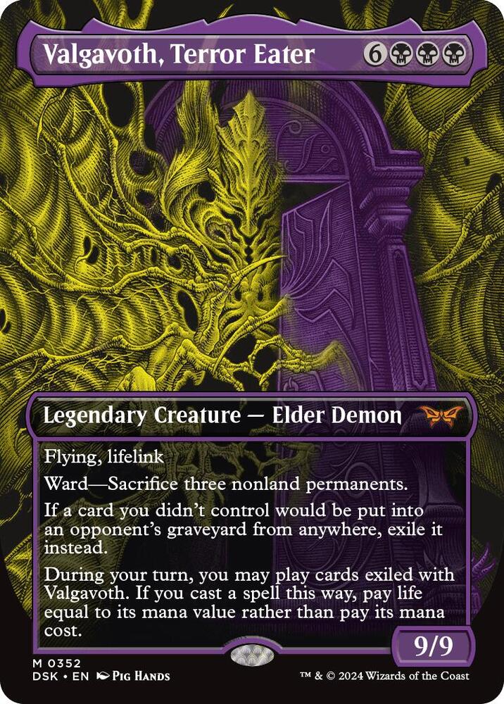 Valgavoth, Terror Eater (Showcase), Duskmourn: House of Horror 352